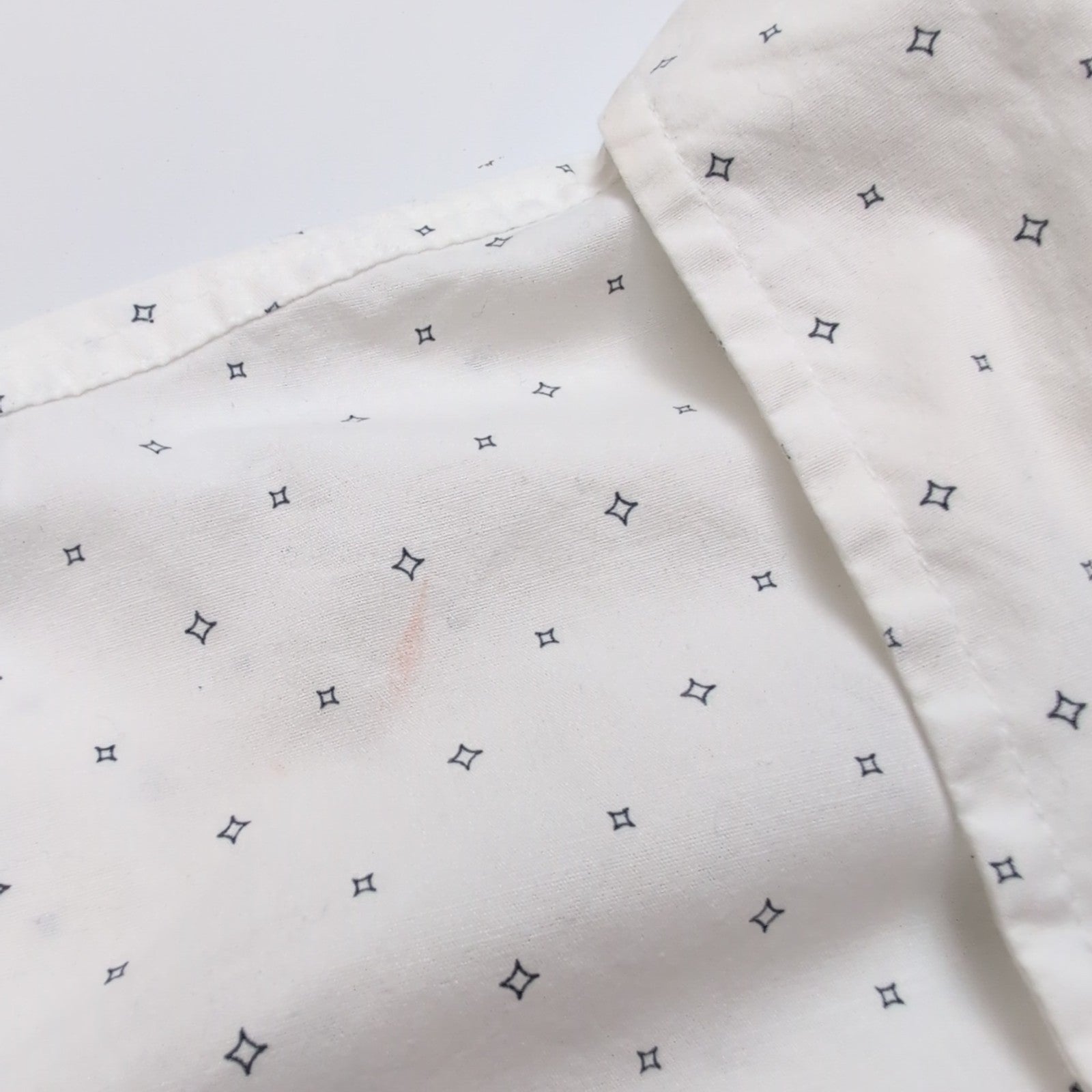 Chemise Wrangler Western Stretch Blanche à Motifs - Taille XL (Coupe Longue)