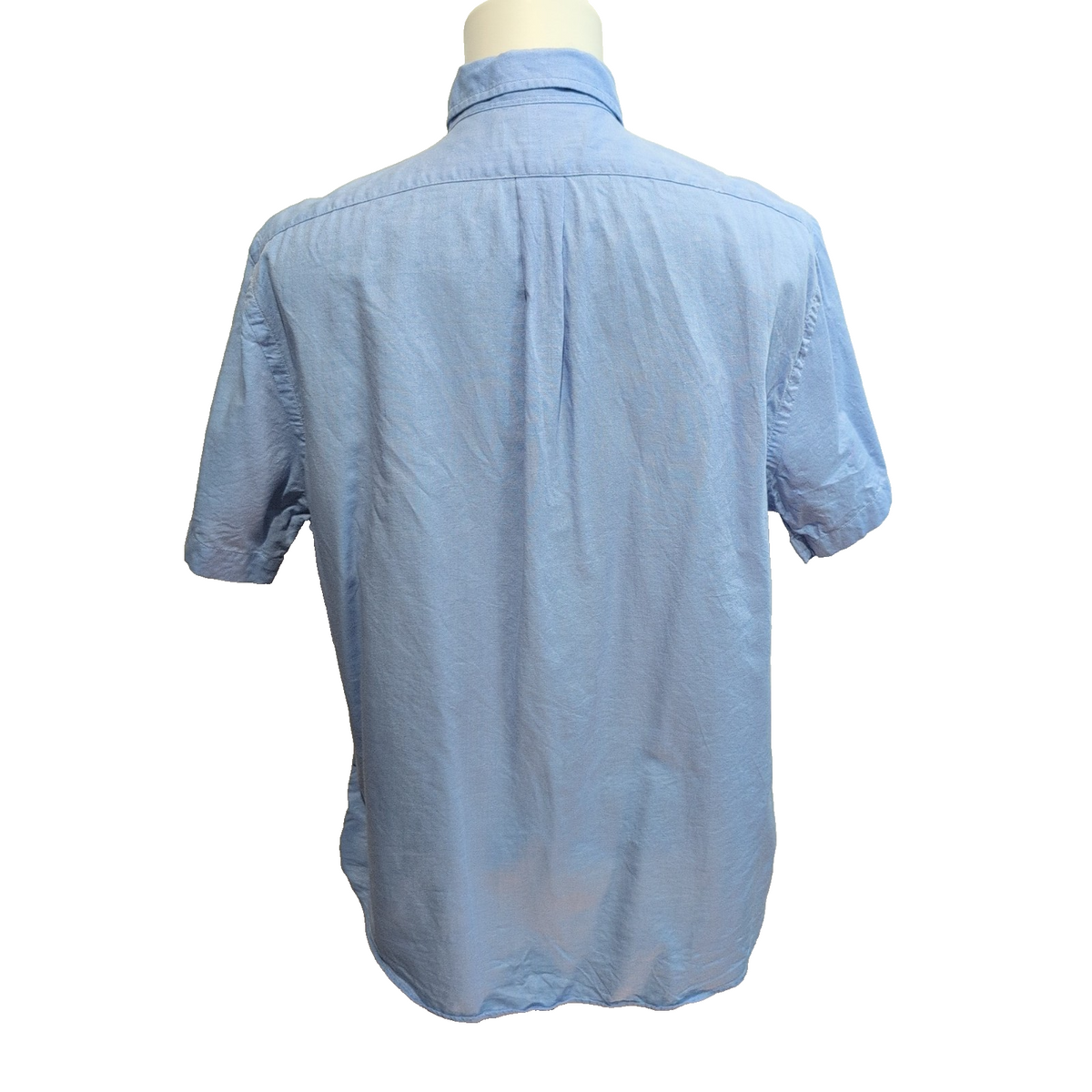 Chemise Ralph Lauren Slim Fit XL Chambray Oxford Bleu Manches courtes