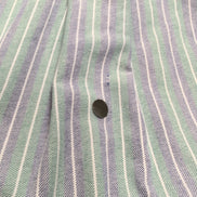 Chemise Ralph Lauren Yarmouth M/L Oxford Rayures Bleu Vert Button Down Shirt