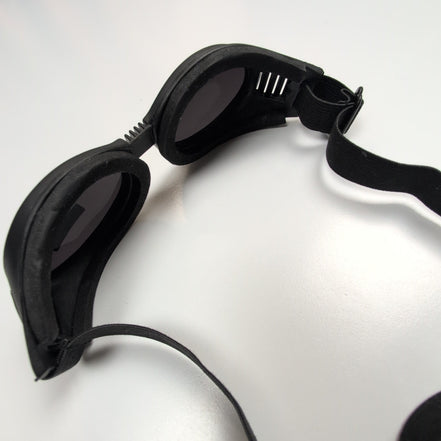 Lunettes de Ski Masque Rétro Noir Mat Verres Miroir Gris Y2K Futuriste