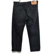Levi’s 501 Jean Homme W33 L36 Noir Vintage Pantalon Bouton Coton