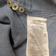 Chemise Polo Ralph Lauren Shirt XL Flanelle Doublée Carreaux Bleu Classic Fit BD
