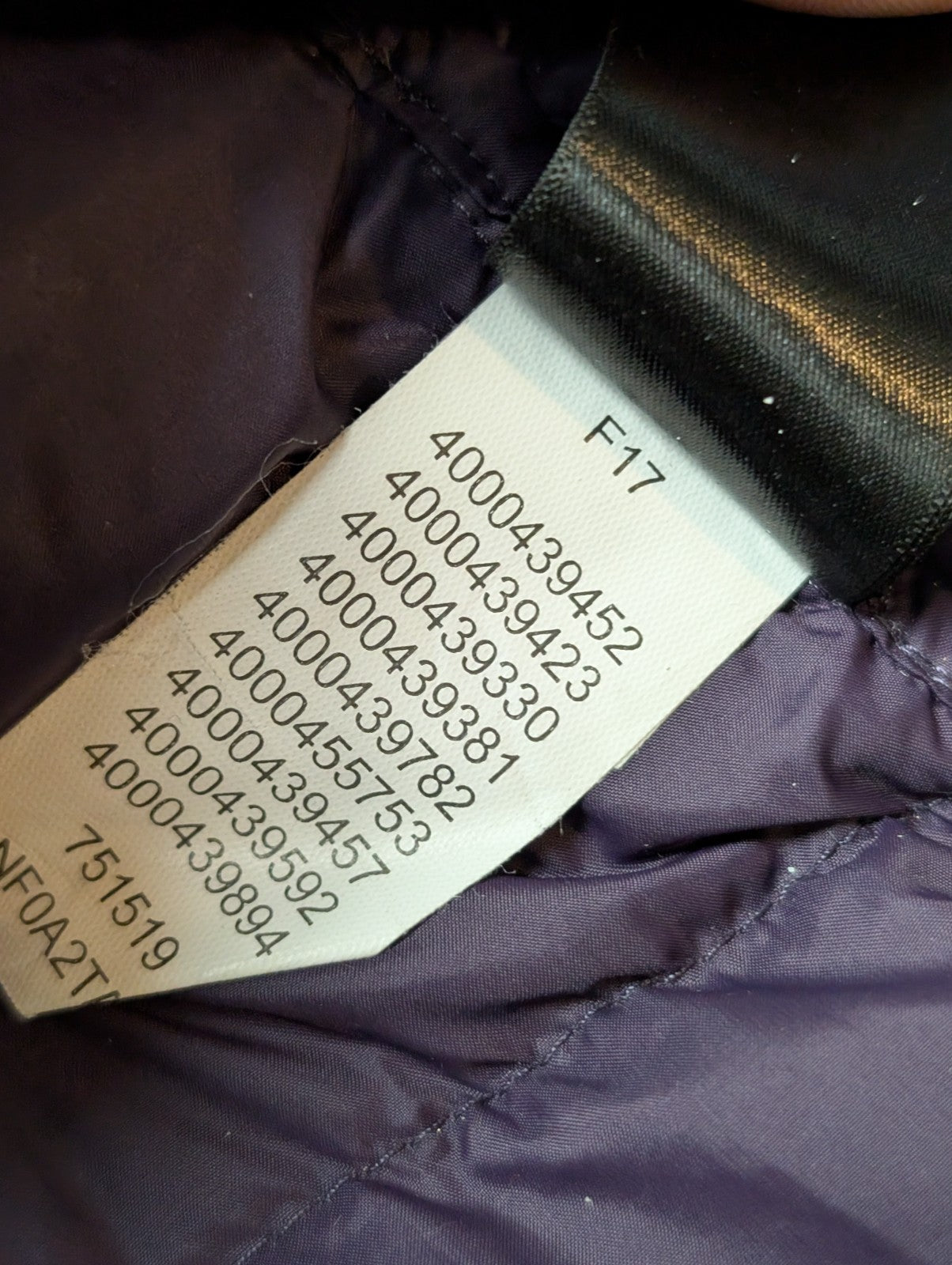 Doudoune Longue The North Face 550 Plumes Violet Foncé - Taille XS