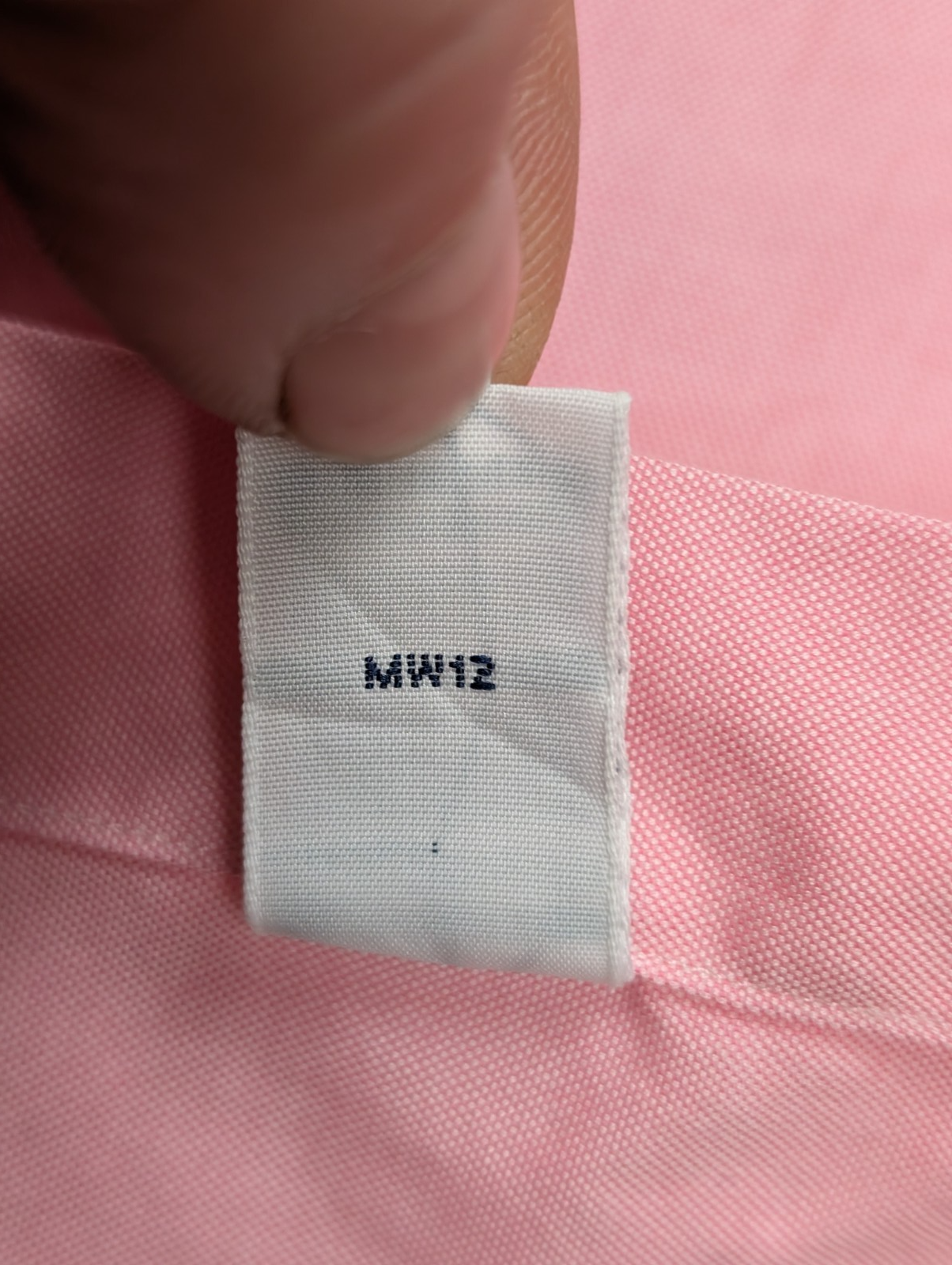 Chemise Ralph Lauren Rose Pâle Manches Longues Classic Fit - Taille L