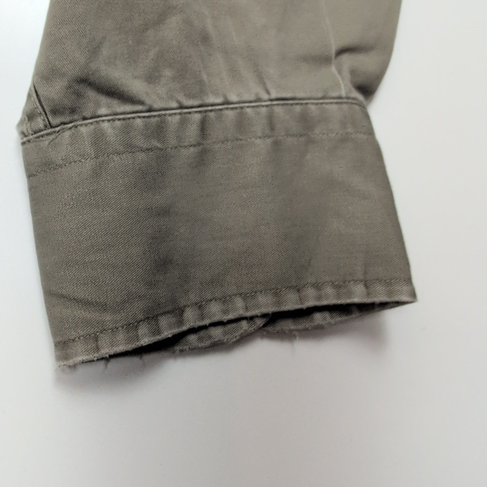 Chemise Ralph Lauren Blake M Kaki Vintage Logo Brodé Made in USA Coton