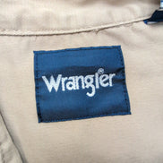 Chemise Western Wrangler Coton Manches Longues Pression Taille XL