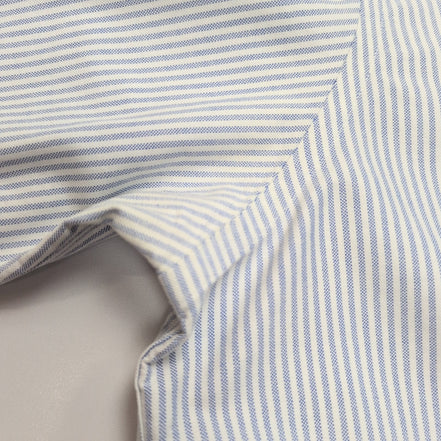 Chemise L.L. Bean bleue à rayures manches longues taille XL #207e