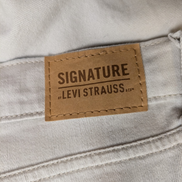 Jean Levi's Signature Héritage High Rise Loose Straight Stretch Blanc Cassé T48