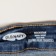 JEAN Fille OLD NAVY Taille 12/13 ans (Regular) Skinny Fit Super Stretch Troué
