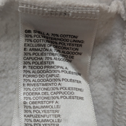 The North Face Sweat à Capuche Blanc Logo Bleu Marine - Taille M Femme