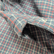 Chemise Ralph Lauren Taille L Classic Fit Gris Rouge Carreaux Logo Brodé Coton