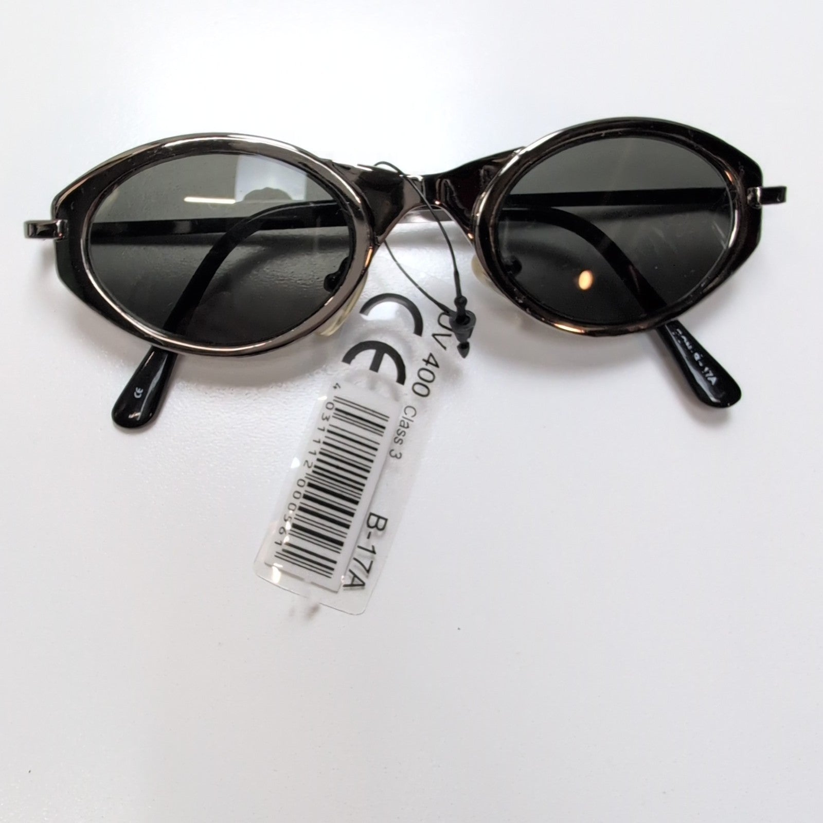 Lunettes de soleil Y2K Minimaliste Chic Branches Fines Métal argenté
