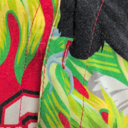 Chemise Hawaïenne Manches Courtes Viscose Ananas Perroquet Ohio L