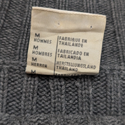 Pull Columbia vintage modèle XCO gris à rayures côtelées homme taille M