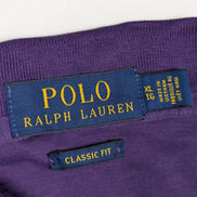Polo manches courtes Polo Ralph Lauren XL violet logo multicolore Classic Fit