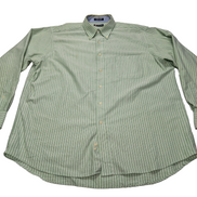 Chemise Chaps verte à rayures taille XXL #234msch
