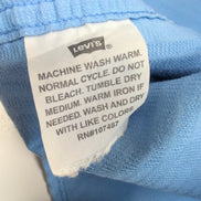 Levi's Chemise Vintage Bleu Ciel Rayures Gaufrées 100% Coton Homme Taille L