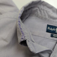Chemise Ralph Lauren L Lilas Oxford Custom Fit Shirt Button Down Manches Longues