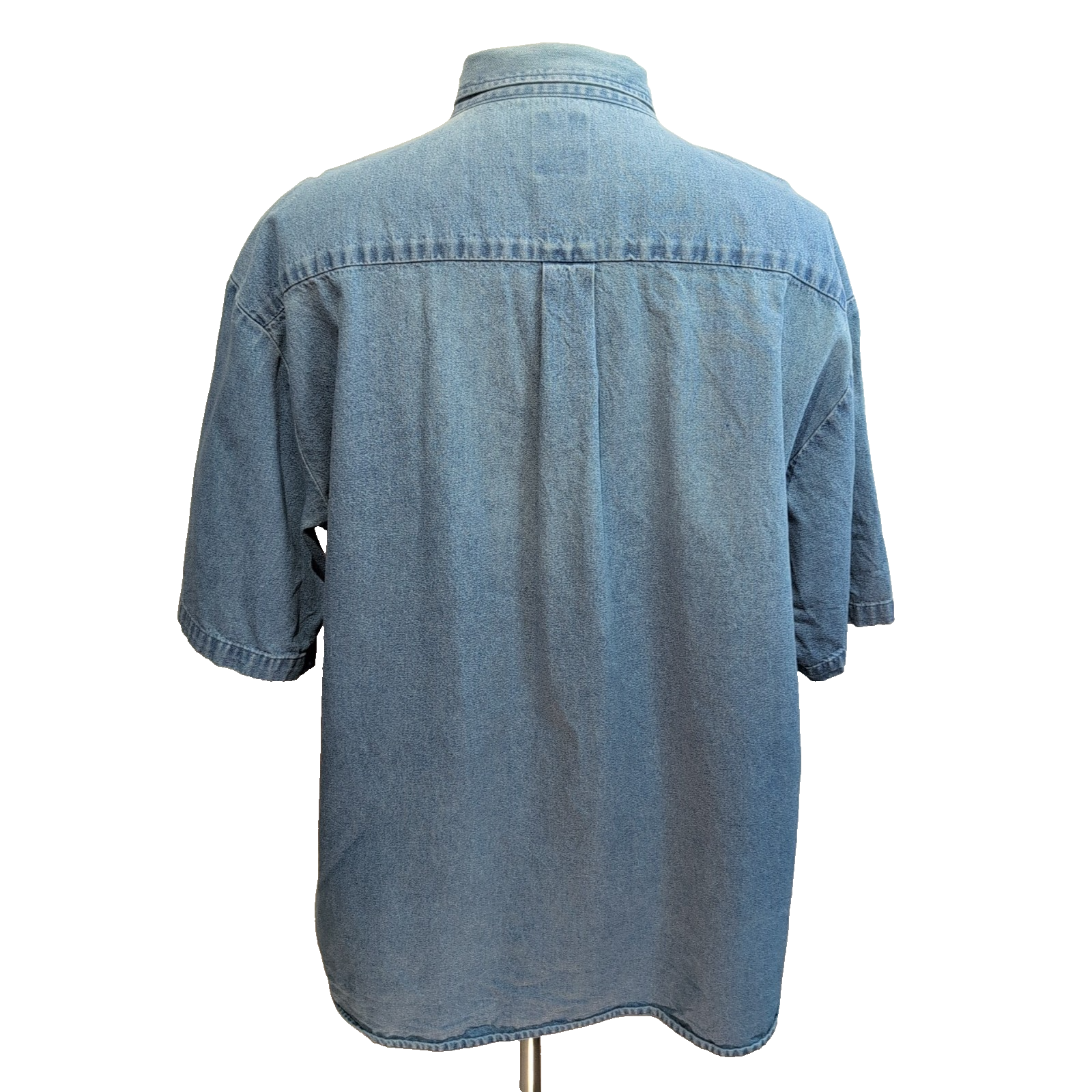 Chemise Dickies 3XL Jean Bleu Logo Workwear Vintage Manches Courtes