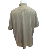 Chemise Dickies XL Beige Workwear Manches Courtes Poche Stylo