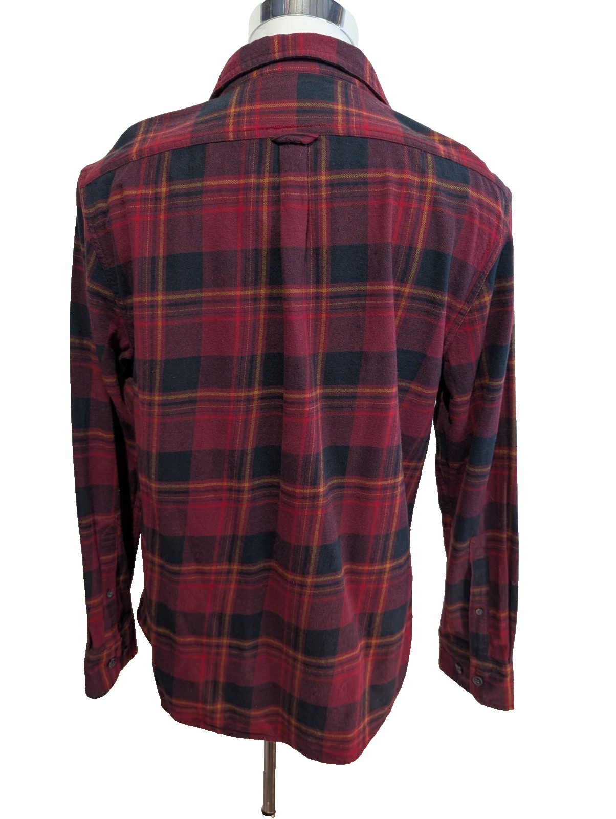 EDDIE BAUER Flanelle Rouge Noir M TBE Classique 100% Coton | 326S