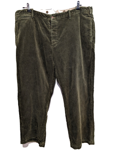 Pantalon Velours côtelé Polo Ralph Lauren W42 L30 Vert Bouteille Vintage