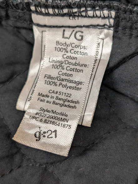 G:21 Surchemise Matelassée Flanelle Homme T.L Veste Carreau Workwear |241S