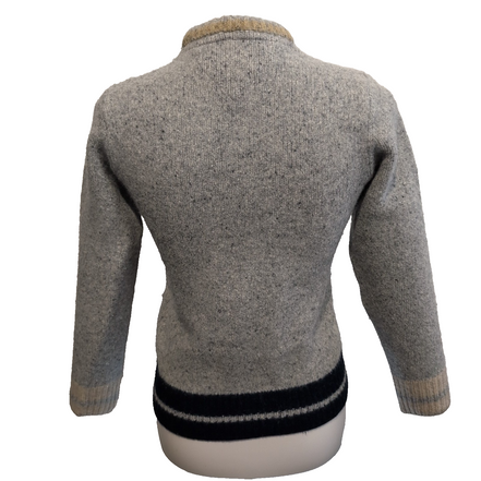 Pull Tommy Hilfiger femme Laine d'Agneau Gris H Preppy Taille M XXS XS