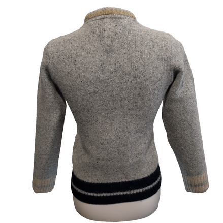 Pull Tommy Hilfiger femme Laine d'Agneau Gris H Preppy Taille M XXS XS