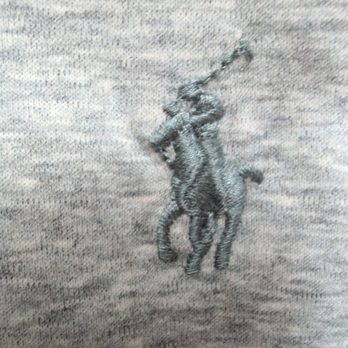 Chemise Ralph Lauren XXL Knit Dress Shirt Gris Chiné Jersey Coton QR Code