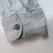 Chemise Harley Davidson XXL Jean Bleu 100% Coton Logo Brodé 2 Poches