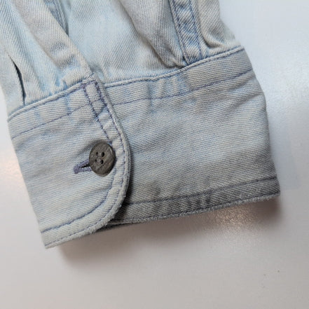 Chemise Harley Davidson XXL Jean Bleu 100% Coton Logo Brodé 2 Poches