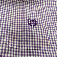 Chemise CHAPS à carreaux violet taille L #192e