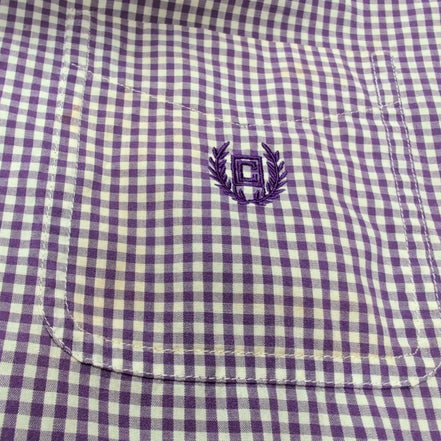 Chemise CHAPS à carreaux violet taille L #192e