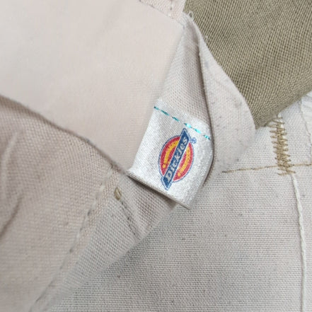Short Dickies Workwear Crème Homme W36 Coupe Droite Très Bon État