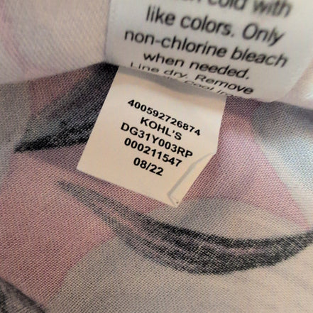 Robe d'été Fleurie Rose Blanche Rayonne Bretelles Réglables S/M