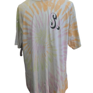 Vintage Tie-Dye T-Shirt XXL River Wear SIP Seltzer Graphic Tee Top Coton |112T