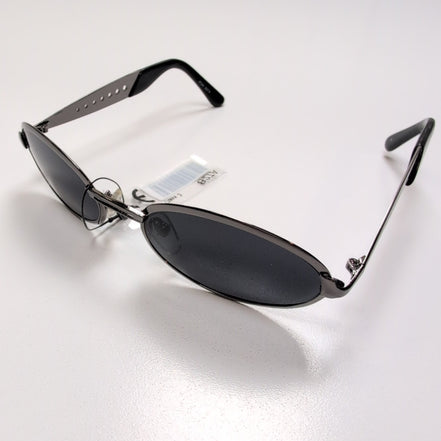 Lunettes de soleil Y2K Cyber Industrial Branches Larges métal noir