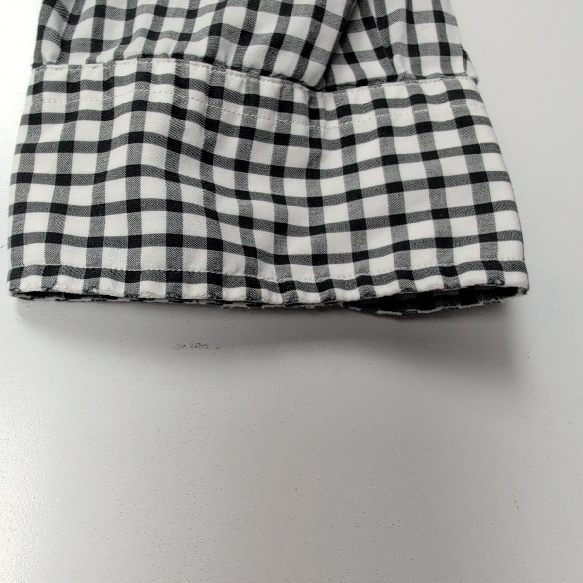 Chemise Polo Ralph Lauren XL Yarmouth Carreaux Noir Blanc Coton Logo Noir