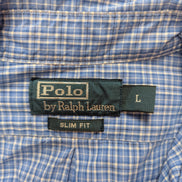 Chemise Polo Ralph Lauren Bleu à petits carreaux Taille L - Excellent état