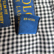 Chemise Polo Ralph Lauren L Noire Carreaux Slim Fit Textured Dobby Shirt