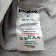 T-shirt Threadbare XL Gris Chiné Japon Bonsaï Tokyo 100% Coton Regular Fit