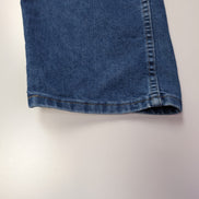 Jean Wrangler Homme Vintage Bleu W42 L29 Denim Pantalon Look Usé Distressed