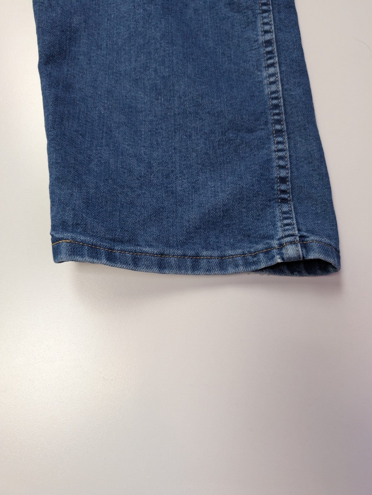 Jean Wrangler Homme Vintage Bleu W42 L29 Denim Pantalon Look Usé Distressed
