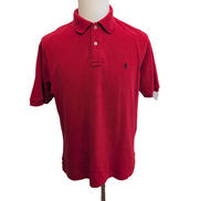 Polo Ralph Lauren Homme M Rouge Logo Noir Polo Manches Courtes