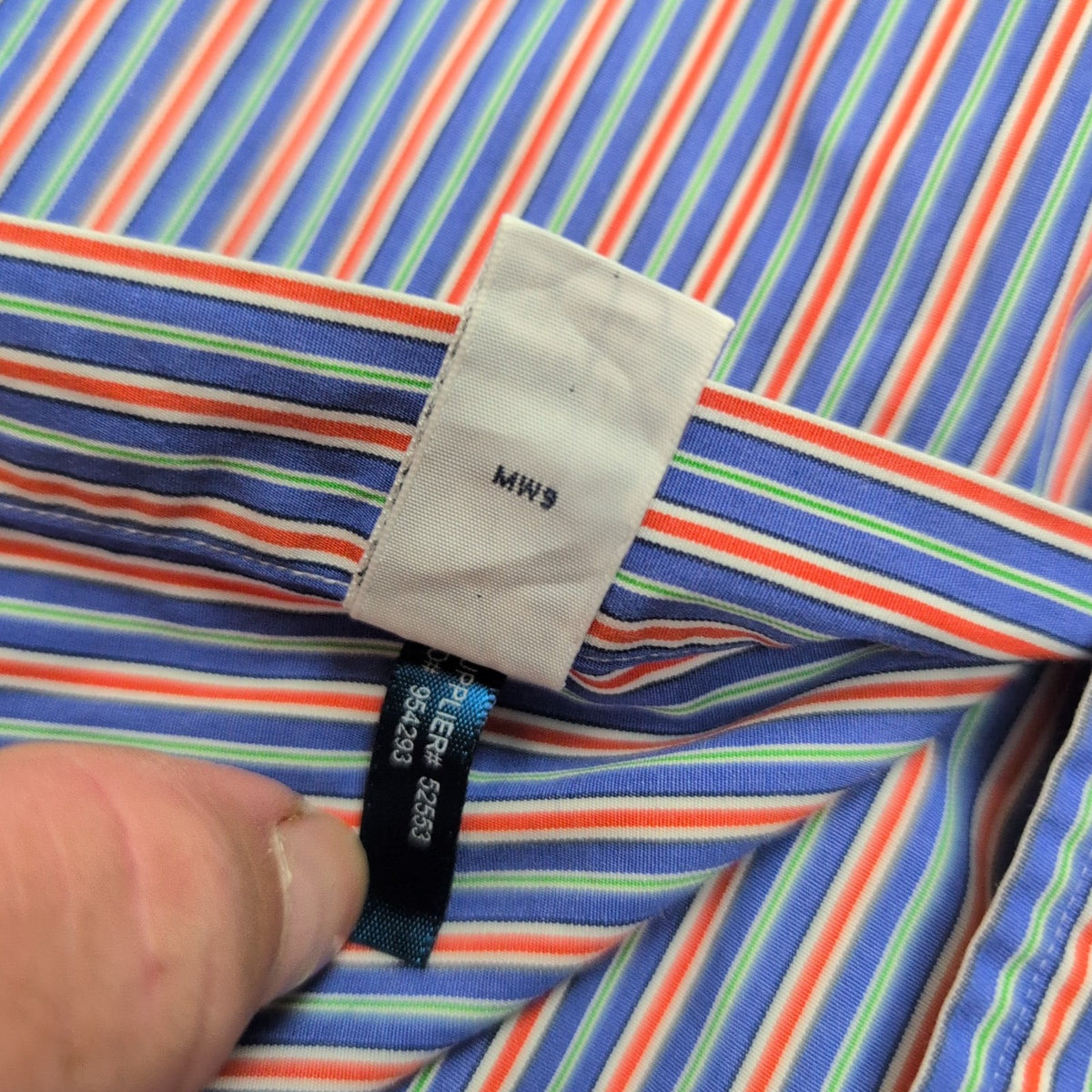 Chemise Ralph Lauren XXL Custom Fit Made in Hong Kong Rayures Coton