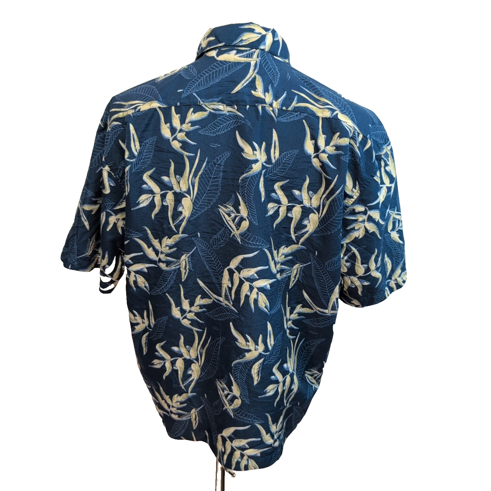 Chemise Hawaïenne Eight Surf Polyester Bleu Feuillage M