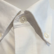 Chemise L.L. BEAN Homme XXL Blanche Manches Courtes Poche Wrinkle Free