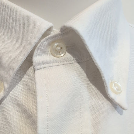 Chemise L.L. BEAN Homme XXL Blanche Manches Courtes Poche Wrinkle Free