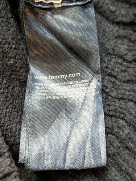 Pull Tommy Hilfiger Bleu Marine Col V Classique - Taille M